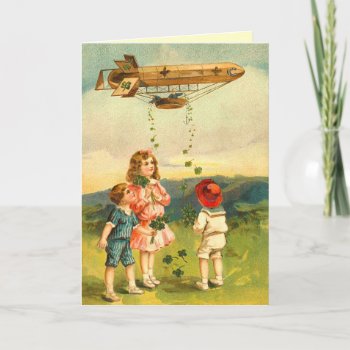 Antique St. Patrick's Day Greeting Card by golden_oldies at Zazzle