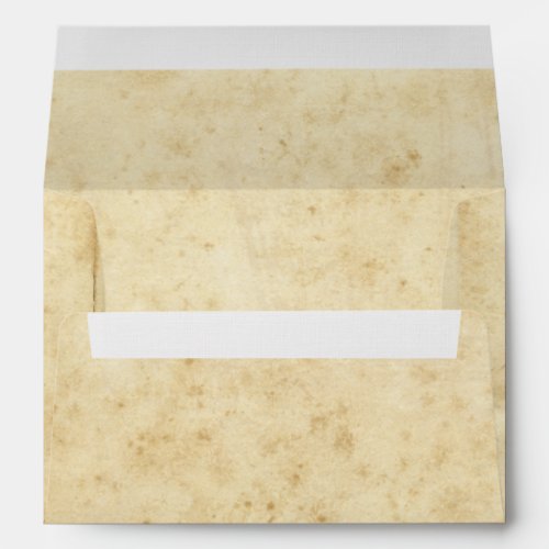 Antique Stained Blank Aged Paper Envelope