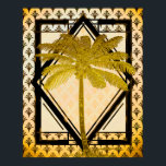 Antique Style Art Deco Palm Poster<br><div class="desc">If you choose to download, Your local Walgreen store makes board posters of your download into different sizes and in various textures at a very good price. Sometimes with a discount. A tip from my US friend. For UK see "Digital Printing" online. I created this Palm poster in an antique...</div>