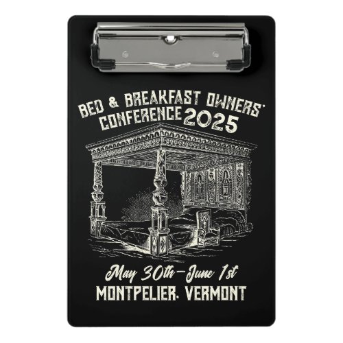 Antique_Style Bed  Breakfast Conference  Mini Clipboard