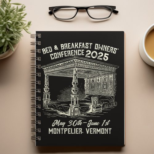 Antique_Style Bed  Breakfast Conference  Notebook