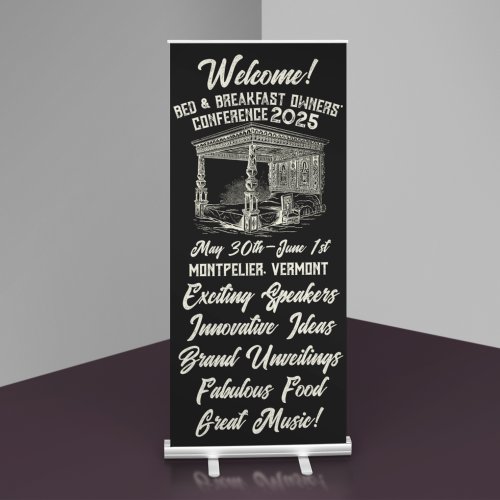Antique_Style Bed  Breakfast Conference  Retractable Banner