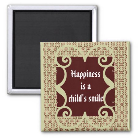 Antique Style Child's Smile Magnet