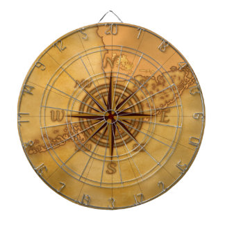 Antique Style Compass Rose Dartboards