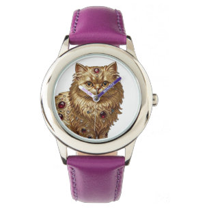 Antique Style Fine Persian Cat Watch