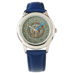 Antique Style Mosaic Zodiac Watch Gemini