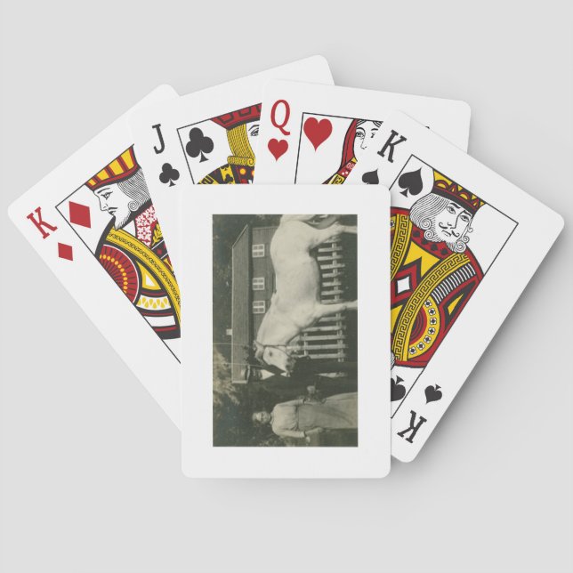 Antique Style Norwegian Farmers Playing Cards (Back)