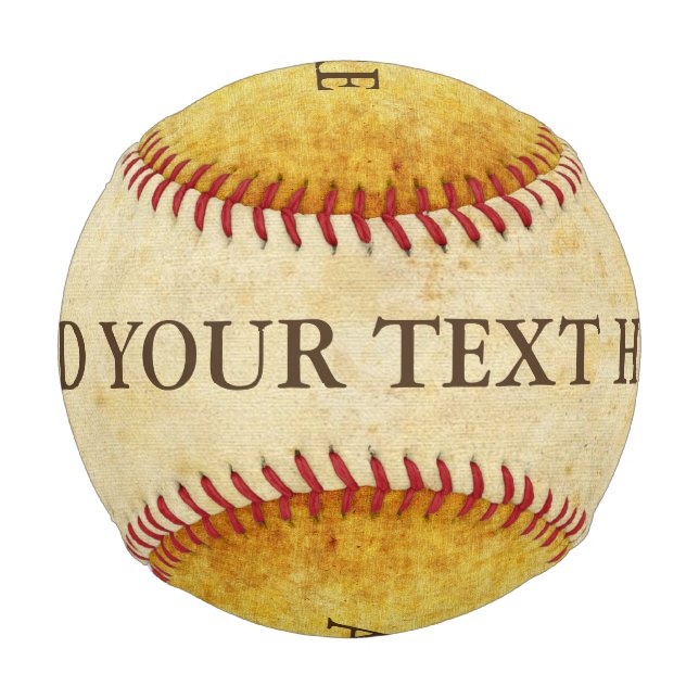 Antique Style Pattern I & VI + your ideas Baseball (Front)