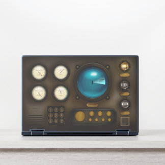 Antique Submarine Control panel Sonar Display HP Laptop Skin