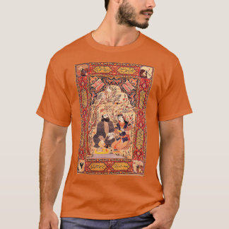 Antique Tabriz Omar Khayyam Rug Print T-Shirt