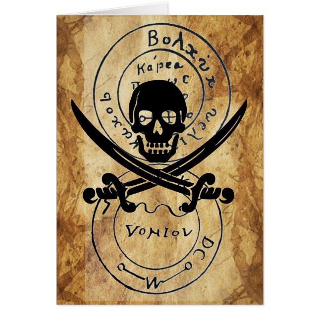 ANTIQUE TALISMAN / PIRATES TREASURE MAP CARDS (Front)
