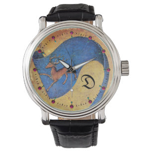 ANTIQUE TAROTS,COURT CARDS,FLAG OF DEER MONOGRAM WATCH