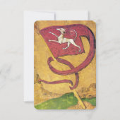 Antique Tarots /German Court Cards/Banner of Dogs (Front)