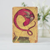 Antique Tarots /German Court Cards/Banner of Ducks (Standing Front)