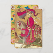 Antique Tarots /German Court Cards/King of Ducks (Front/Back)