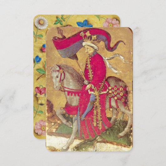 Antique Tarots /German Court Cards/King of Ducks (Front/Back)