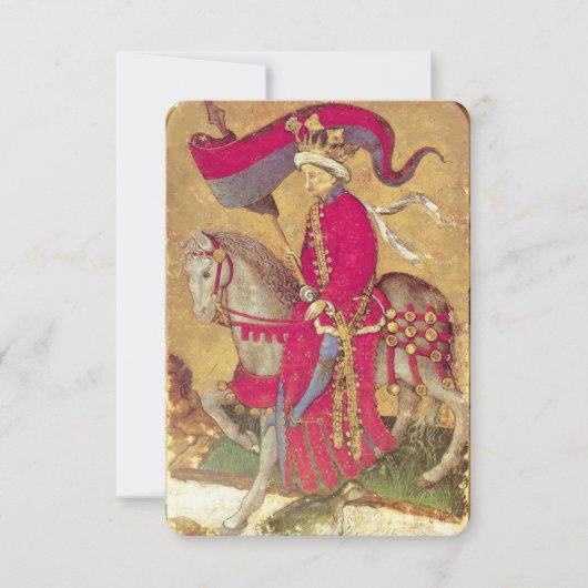 Antique Tarots /German Court Cards/King of Ducks (Front)