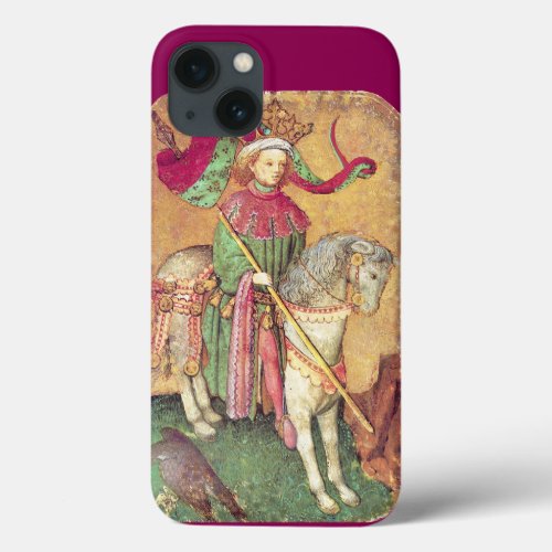 Antique Tarots German Court CardsKing of Falcons iPhone 13 Case