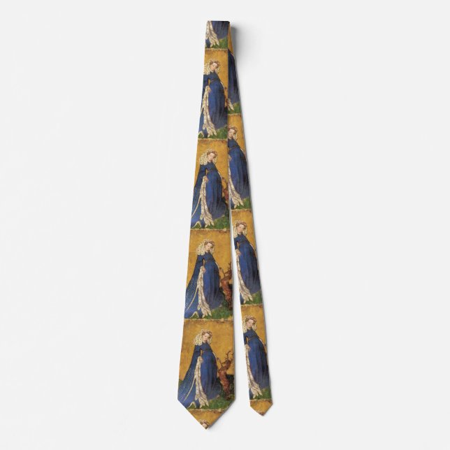 Antique Tarots /German Court Cards/Lady of Harts Tie (Front)