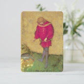 Antique Tarots German Court Cards/Page of Ducks (Standing Front)