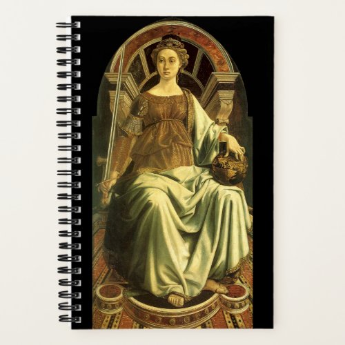 ANTIQUE TAROTS  JUSTICE AND FAITH NOTEBOOK