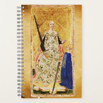 Antique Tarots King And Queen Of Swords Notebook by bulgan_lumini at Zazzle