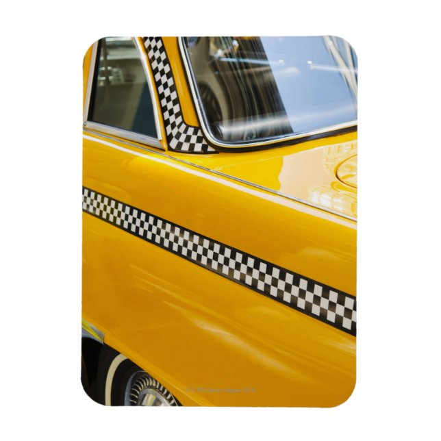 Antique Taxi Magnet (Vertical)