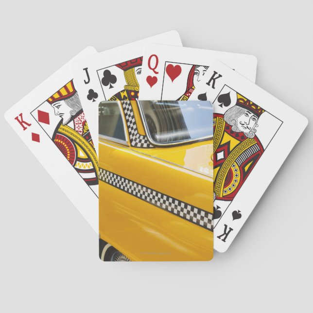Antique Taxi Poker Cards (Back)