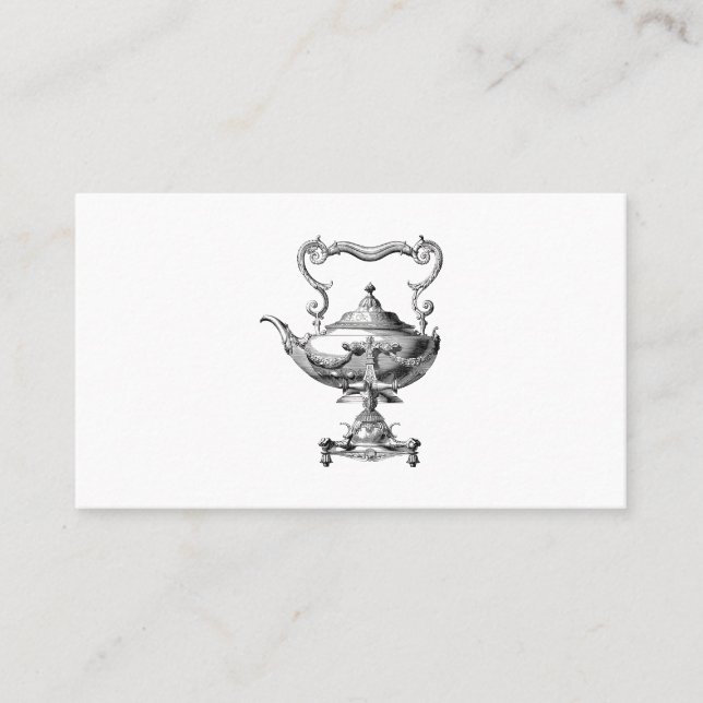 Antique Tea Kettle Business Card (Front)