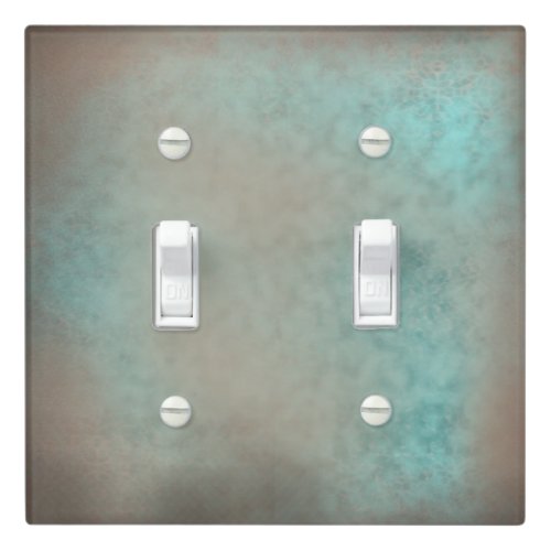 Antique Teal Brown Home Decor Light Switch Cover