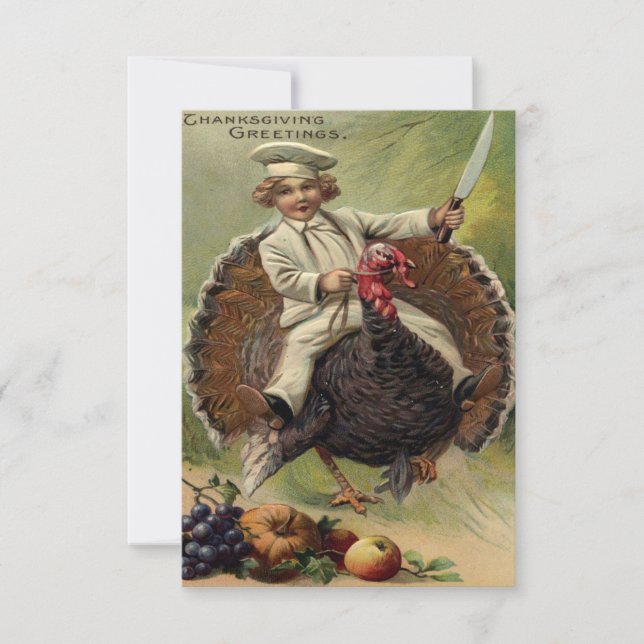 Antique Thanksgiving Card (Front)