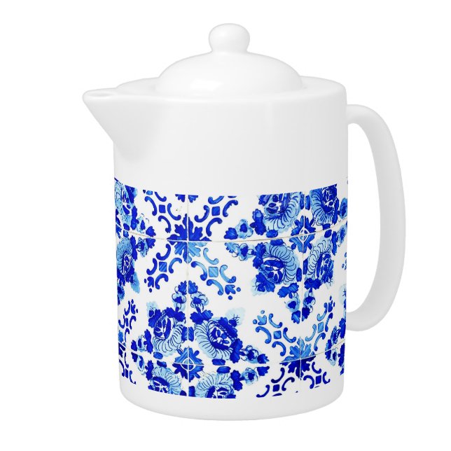 Antique Tile No.1 Teapot (Right)