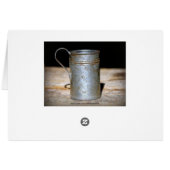 Antique Tin Cups Cards (Back Horizontal)