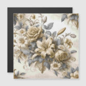 Antique Tinge Yellow Floral Perfection (Front/Back)