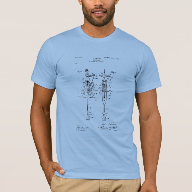 Antique Toy 1904 Patent Drawing T-Shirt (Front)