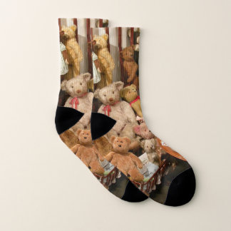 Antique Toy Bears Collection Socks