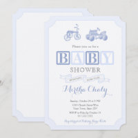 Antique Toys ABC Blocks Timeless Boy Baby Shower