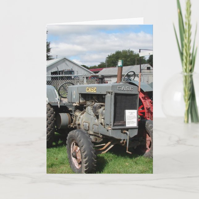 Antique Tractor Card (Front)
