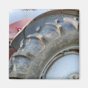 antique tractor magnet