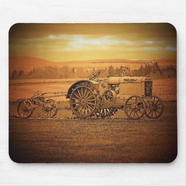 Antique Tractor Mouse Pad (Front)