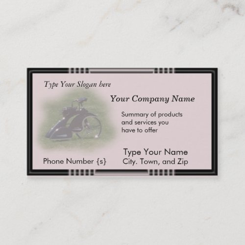 Antique Trike card_customize Business Card