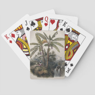 Antique Tropical Banana Tree Forest Vintage Bota Poker Cards