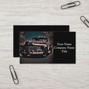 Antique Truck - A Timeless Classic Business Card