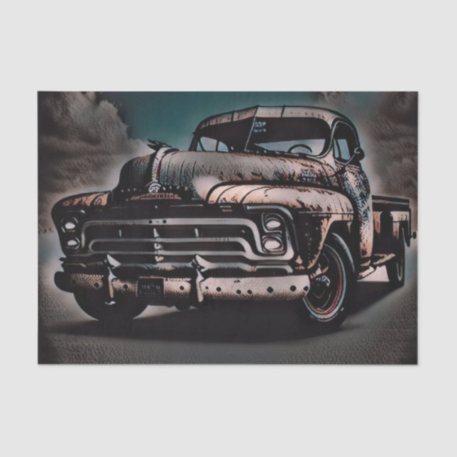 Antique Truck - A Timeless Classic Tissue Paper (Front)