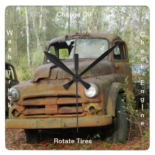 Antique Truck Clock