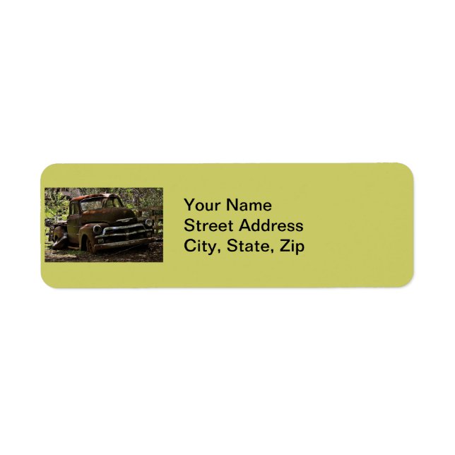 Antique Truck Label (Front)