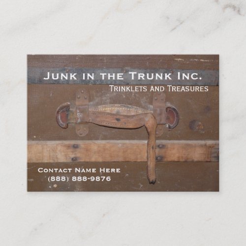 Antique Trunk of Treasures Business Card