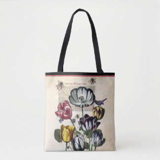 Antique Tulips Tote Bag