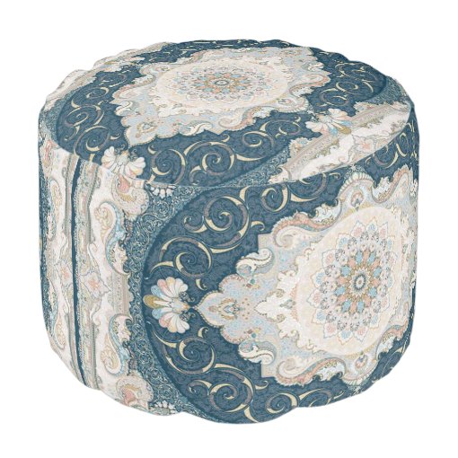 Antique Turkish Persian Carpet Rug Pouf Zazzle