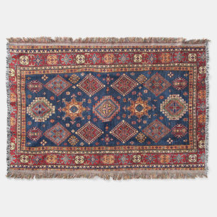Antique Turkish Persian Carpet Rug Throw Blanket